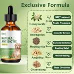 Natural Dog Antibiotic Drops - Gentle Herbal Formula