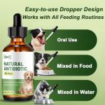 Natural Dog Antibiotic Drops - Gentle Herbal Formula