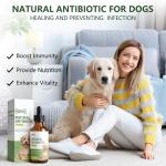 Natural Dog Antibiotic Drops - Gentle Herbal Formula