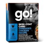 Go! Solutions Skin & Coat Shredded Chicken Dog Food