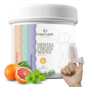 40 Dog Dental Wipes for Easy Teeth Cleaning