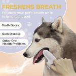 40 Dog Dental Wipes for Easy Teeth Cleaning