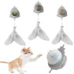 Catnip Chew Toy with Suction Cup and Feather