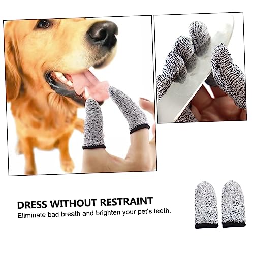 Levemolo Pet Dental Care Finger Brushes - 2 Pairs