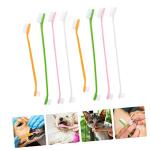 8pcs Dual-Head Dog Toothbrush Set for All Breeds