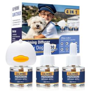 Dog Calming Diffuser with 3 Refill Bottles