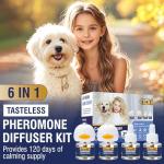 Dog Calming Pheromones Diffuser Kit - 6 in 1