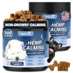 Hemp Calming Chews for Dogs - 300 Count