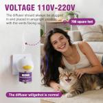 HLOBNI Cat Calming Diffuser with 2 Refills