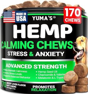 Hemp Calming Chews for Dogs - Beef Flavor