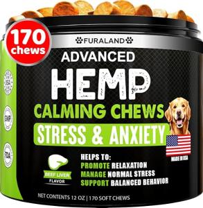 Hemp Calming Chews for Dog Anxiety Relief