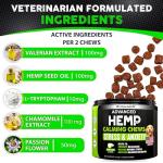 Hemp Calming Chews for Dog Anxiety Relief