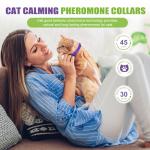 Adjustable Calming Cat Collar for Anxiety Relief