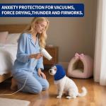 Dog Ear Muffs and Calming Hoodie for Pets