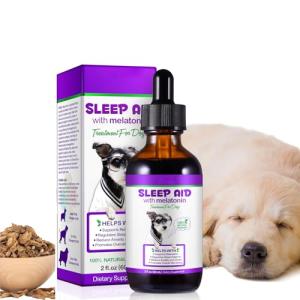 Calming Dog Melatonin Liquid for Anxiety Relief