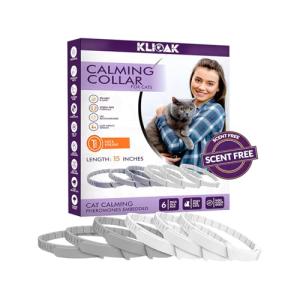 Pheromone Calming Collars for Cats - 6 Pack