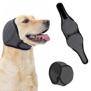 Dog Ear Muffs for Noise and Bathing (Large)