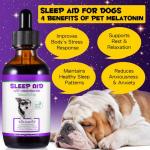 Calming Dog Melatonin Liquid for Anxiety Relief