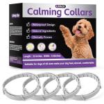 Crobirware 4-Pack Dog Calming Collars for Stress