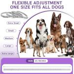Crobirware 4-Pack Dog Calming Collars for Stress