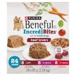 Beneful Incredibites Wet Dog Food, Beef Variety Pack