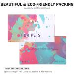 Dillybud Adjustable Leather Cat Collars with Bell