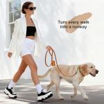 Stylish Adjustable PU Leather Dog Collar for Large Dogs