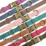 Stylish Adjustable PU Leather Dog Collar for Large Dogs