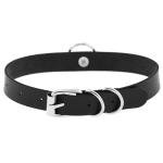 Stylish Faux Leather Dog Collar and Leash Set