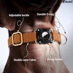 Leather Airtag Dog Collar – Waterproof, Quick Release