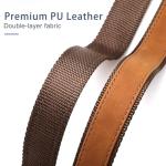 Leather Airtag Dog Collar – Waterproof, Quick Release