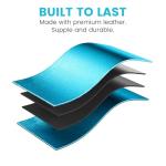 Waterproof Leather Cat Collar with AirTag Holder