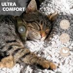 AirTag Cat Collar with Bell - Olive Green