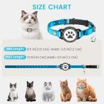 Waterproof Leather Cat Collar with AirTag Holder
