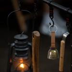 4 Bear Bells with Leather Strap for Dogs