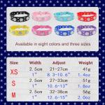 Pink Rhinestone Flower Dog Collar for Small Dogs