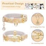 Bling Rhinestone Cat and Dog Collar, Gold