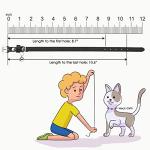 PUPTECK Adjustable Soft Leather Cat Collars - 2 Pack