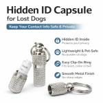 Leather Dog Collar with Quick-Release Training Bells