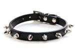 Spiked Faux Leather Collars for Small Dogs