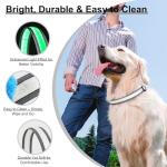 Multicolor LED Dog Collar - Adjustable & Waterproof