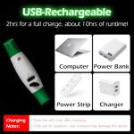 LED Dog Collar Light - 2-Pack, Rechargeable Glow