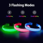 Light Up Dog Collar - Reflective LED Adjustable
