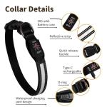 LED Dog Collar - Rechargeable, Waterproof, 7 Colors