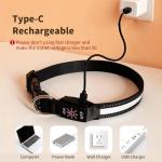 LED Dog Collar - Rechargeable, Waterproof, 7 Colors