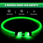 Rechargeable LED Dog Collar - Waterproof & Reflective