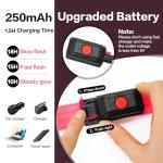 LED Rechargeable Light Up Dog Collar for Night