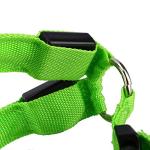 LED Reflective Adjustable Dog Harness (Green)