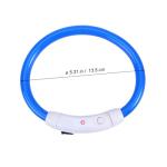 Rechargeable Reflective LED Dog Collar 35cm