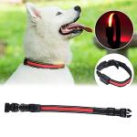 Gavigain Rechargeable LED Dog Collar, Reflective, Adjustable